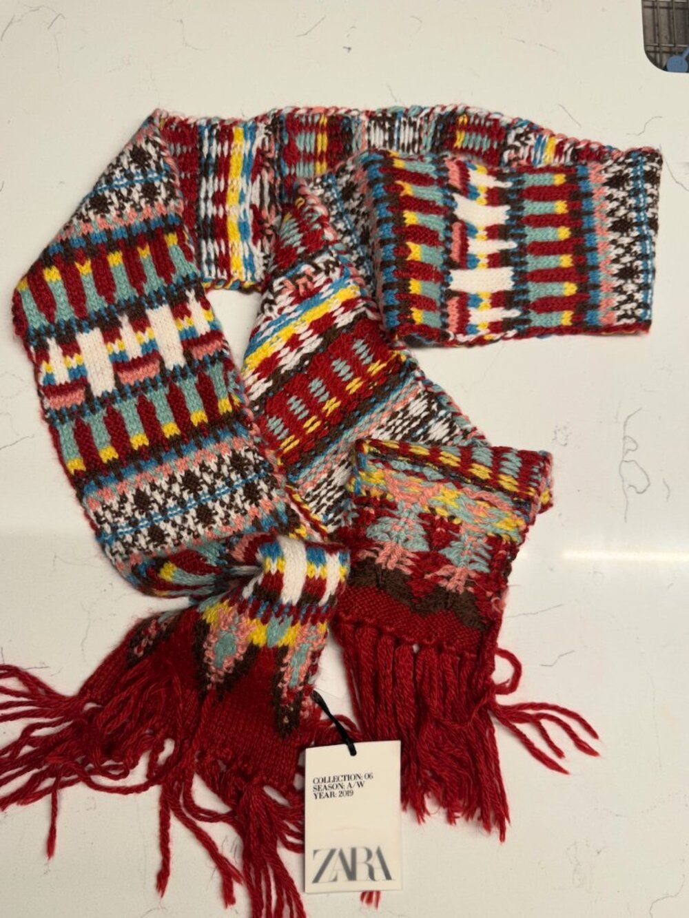 Zara - Knit Scarf 100% Cotton